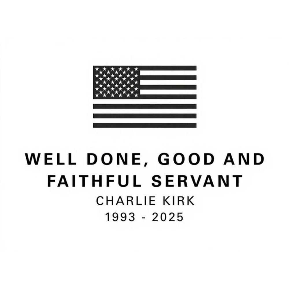 CHARLIE KIRK STICKER DECAL RIP WATEPROOF & REMOVABLE  TURNING POINT TPUSA